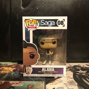VAULTED Alana (w/ gun) funko pop.